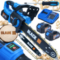 BLACK harjavaba akukettsaag puidule 2 × 21 V 4 Ah 30 cm 53740 – pilt 1