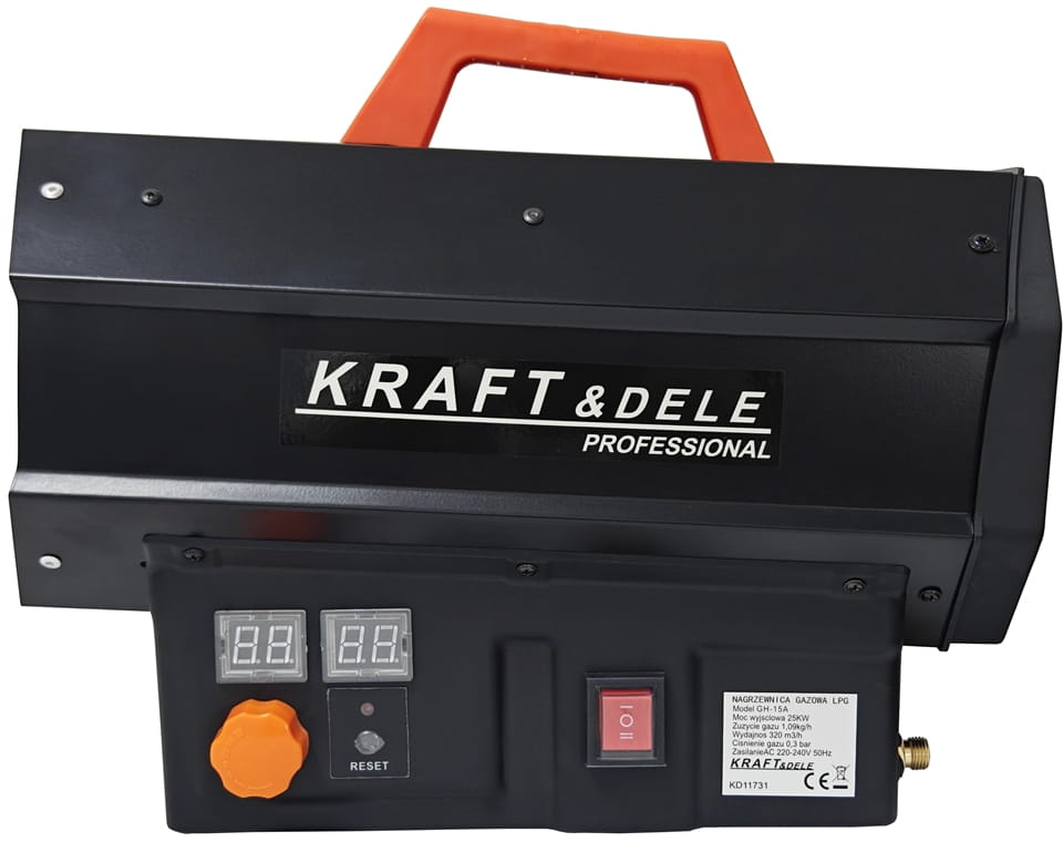 KRAFT&DELE automaatne gaasisoojendi 25 kW KD11731 – pilt 6