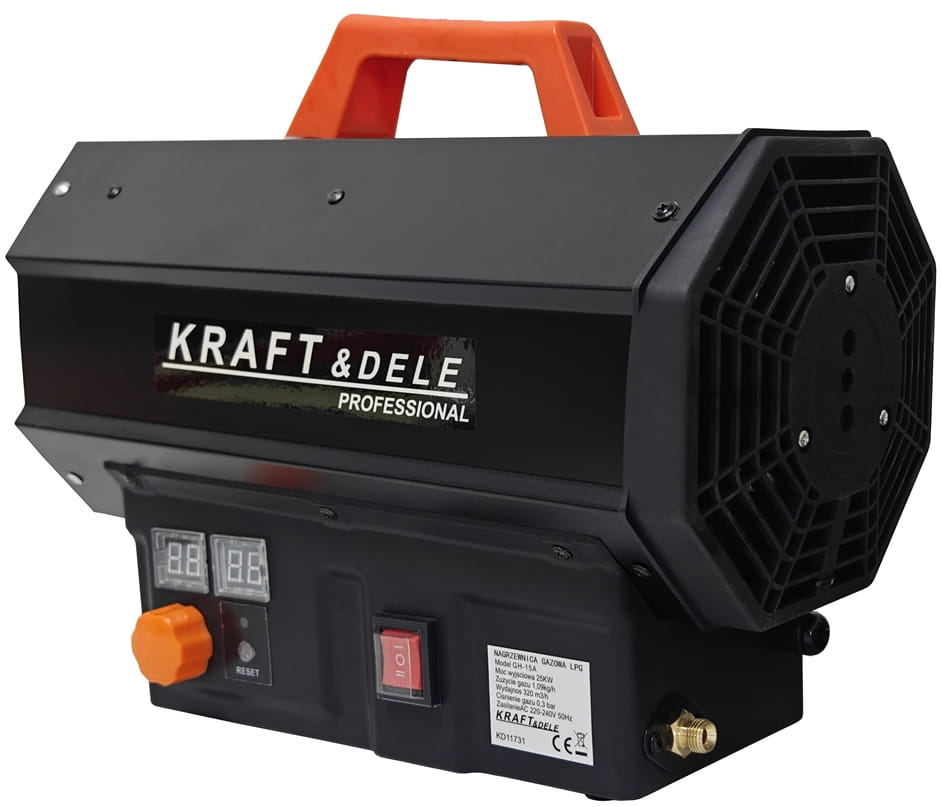KRAFT&DELE automaatne gaasisoojendi 25 kW KD11731 – pilt 8