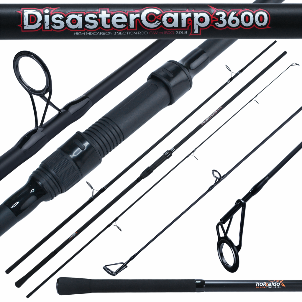 Hokkaido Disaster Carp 3600 karpkalavarras 3,6 m 150 g 3,0 lb 3-osaline W11218 – pilt 1