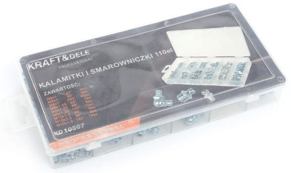 KRAFT&DELE määrdeniplite komplekt 110 tk M6 M8 M10 KD10507 – pilt 2