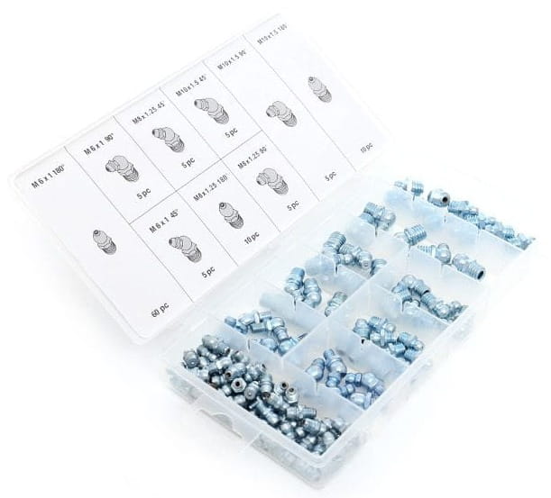 KRAFT&DELE määrdeniplite komplekt 110 tk M6 M8 M10 KD10507 – pilt 3