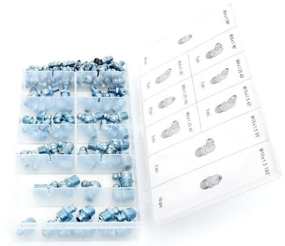KRAFT&DELE määrdeniplite komplekt 110 tk M6 M8 M10 KD10507 – pilt 5