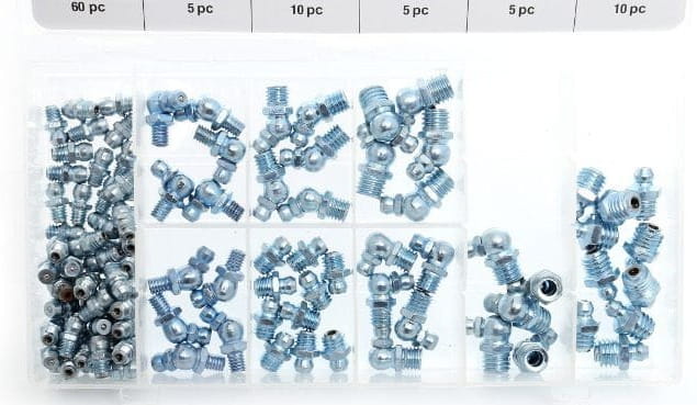 KRAFT&DELE määrdeniplite komplekt 110 tk M6 M8 M10 KD10507 – pilt 7