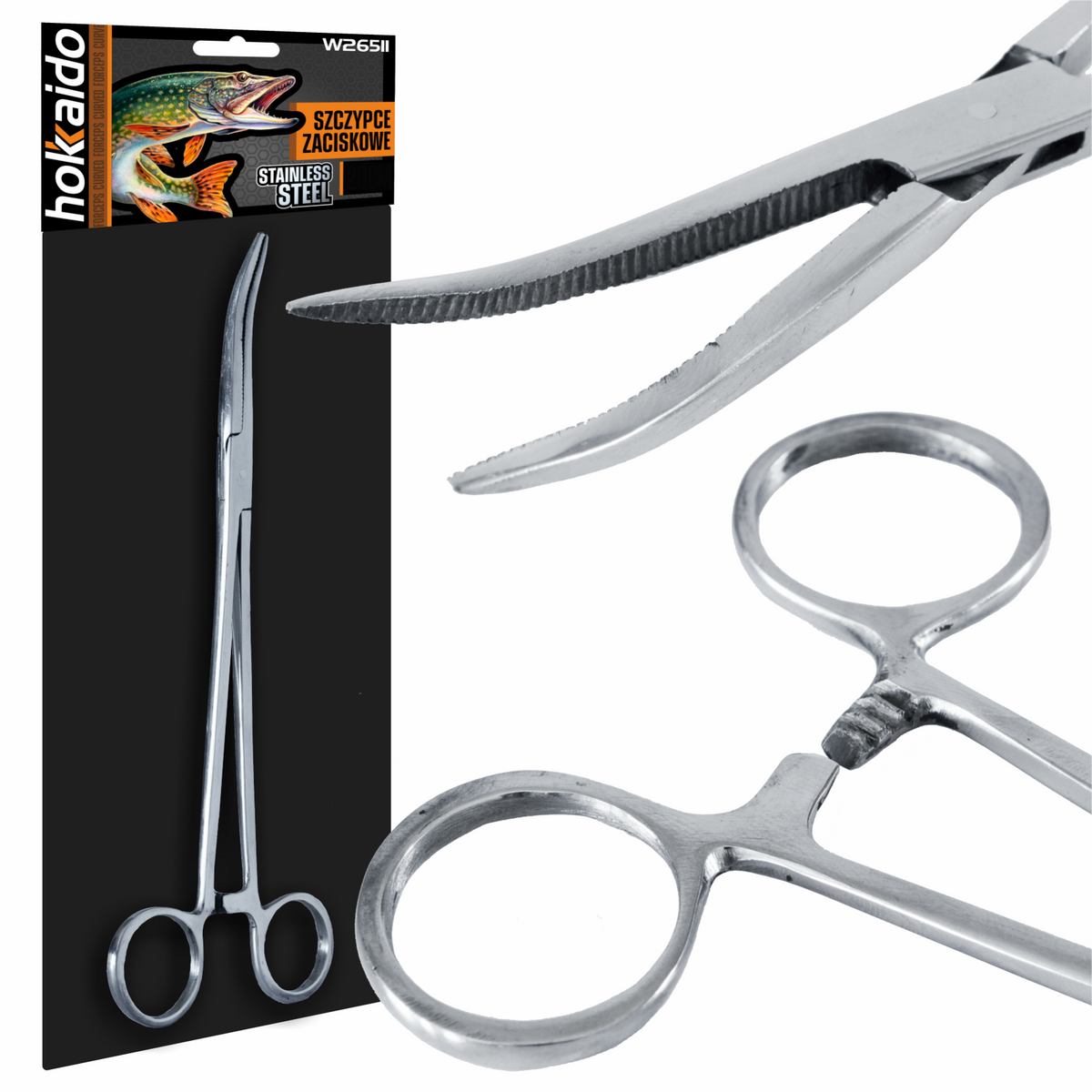 Hokkaido kõverad kalastustangid-käärid 20 cm W26511 – pilt 1