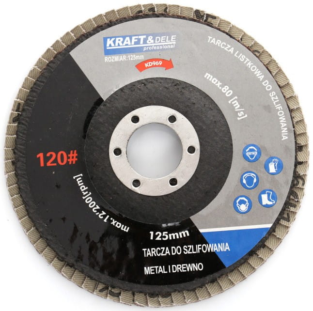 KRAFT&DELE lamellketas 125 mm P120 KD969 – pilt 1