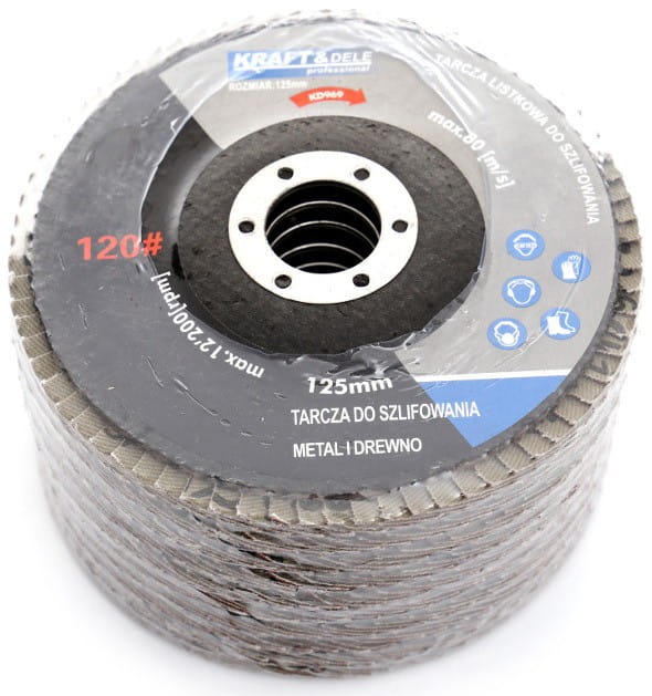 KRAFT&DELE lamellketas 125 mm P120 KD969 – pilt 4
