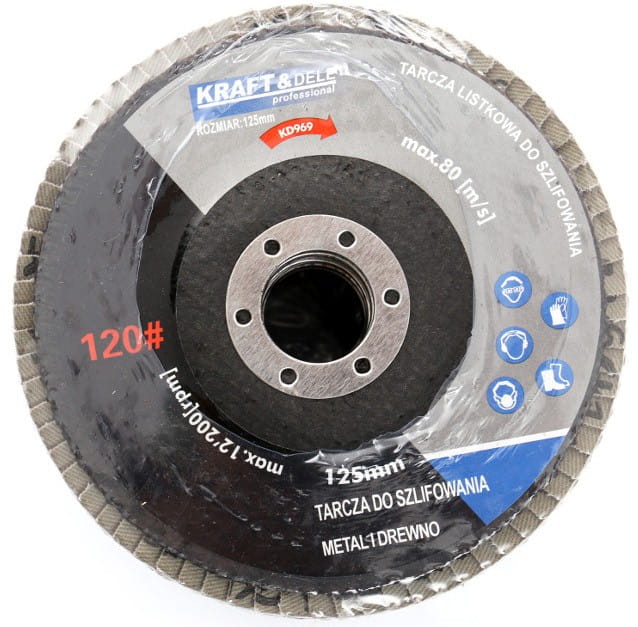 KRAFT&DELE lamellketas 125 mm P120 KD969 – pilt 5