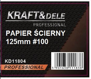 50 tk 125 mm P100 takjakinnitusega lihvketast KRAFT&DELE KD11804 – pilt 2