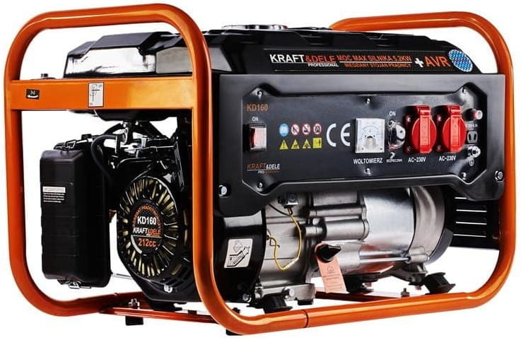 KRAFT&DELE ühefaasiline bensiinigeneraator 3500 W 12/230 V KD160 – pilt 1