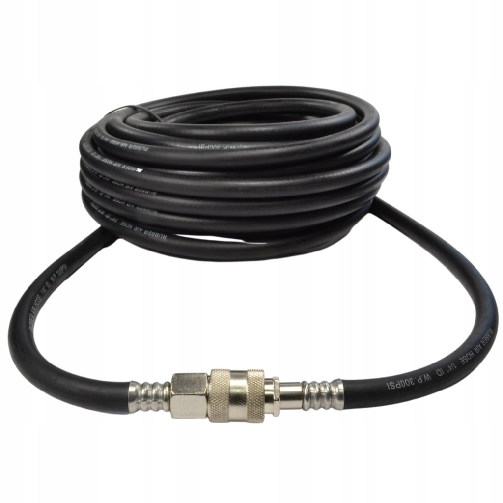 BLACKTOOLS 10 m 1/4″ kummist pneumaatiline voolik pressliitmikega 12110 – pilt 5