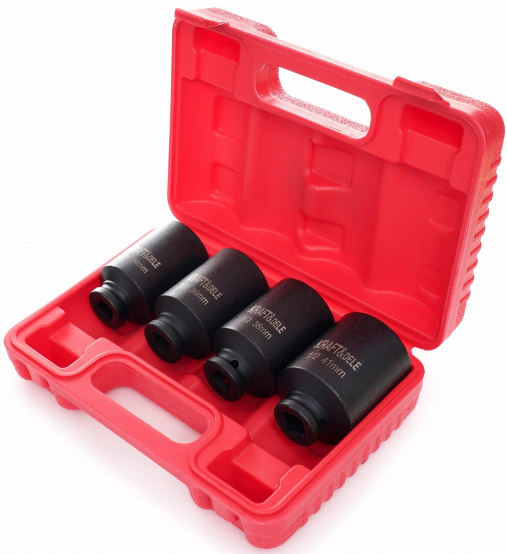 KRAFT&DELE 1/2" 6-kant löökpadrunite komplekt 4 tk, 34–41 mm KD11754 – pilt 2