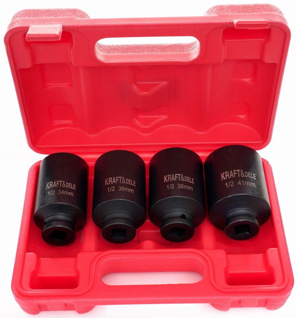 KRAFT&DELE 1/2" 6-kant löökpadrunite komplekt 4 tk, 34–41 mm KD11754 – pilt 5