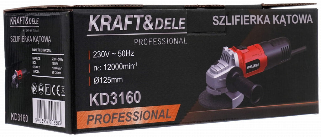 KRAFT&DELE nurklihvmasin 125 mm 1500 W KD3160 – pilt 9