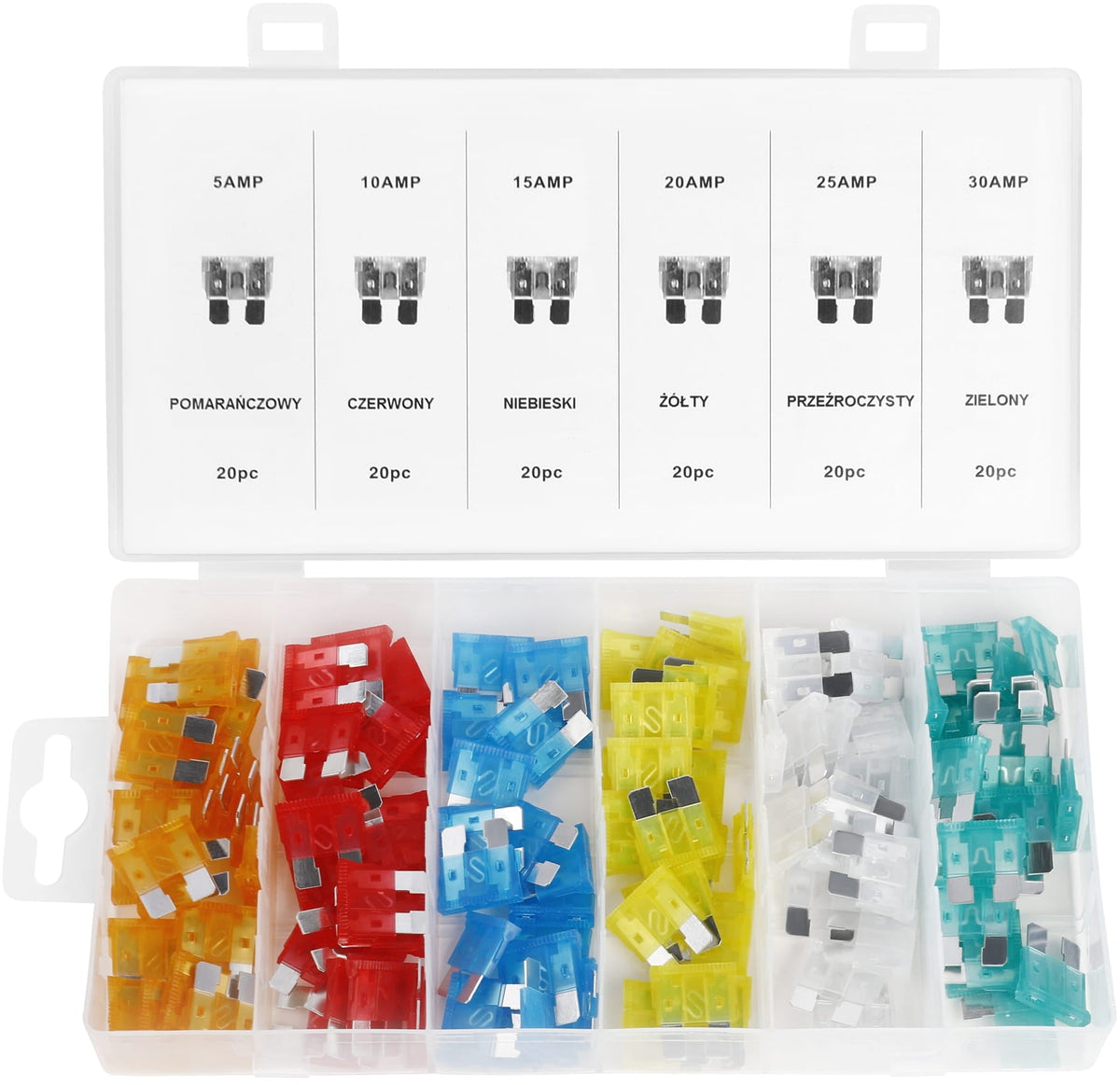 KRAFT&DELE autokaitsmete komplekt 120 tk 5–30 A KD1300 – pilt 8
