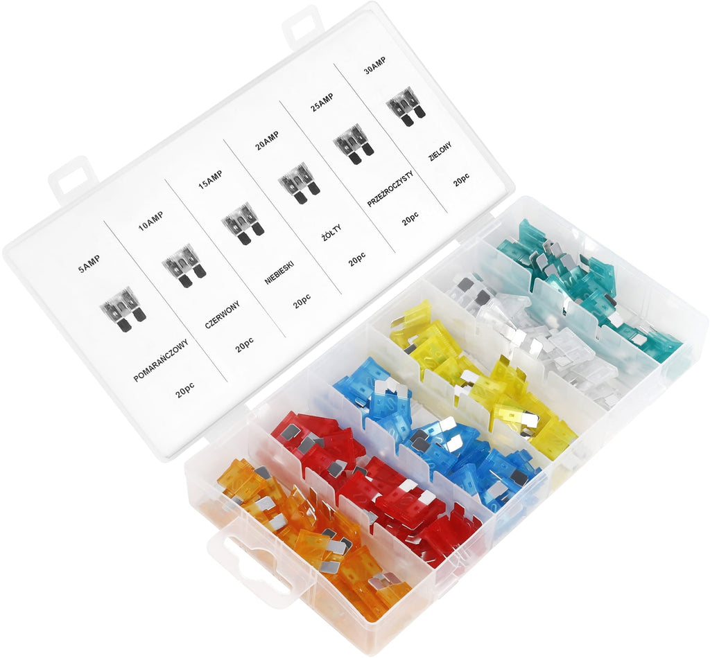 KRAFT&DELE autokaitsmete komplekt 120 tk 5–30 A KD1300 – pilt 9
