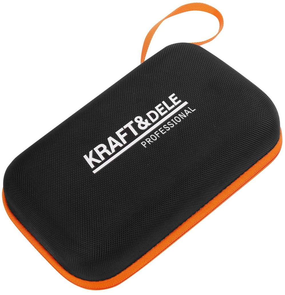 KRAFT&DELE 12 V käivitusabi, akupank ja taskulamp koos kohvriga, 16 000 mAh KD5493 – pilt 2