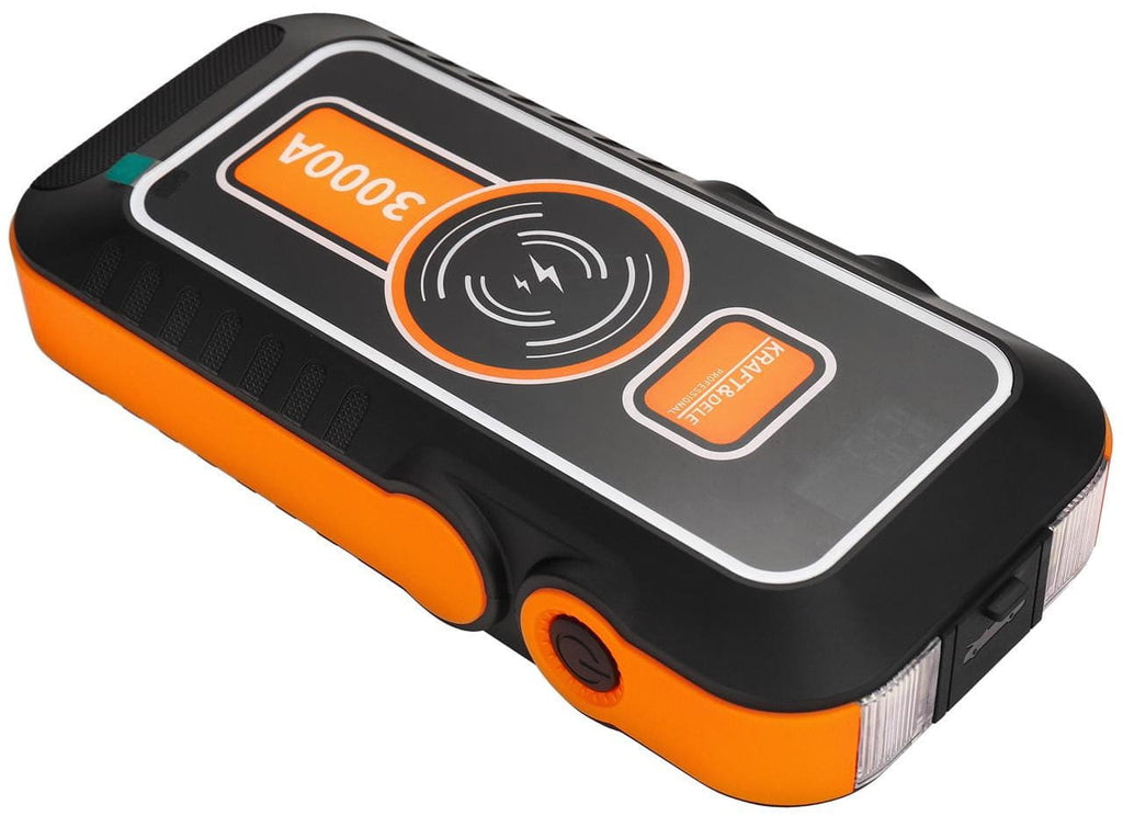 KRAFT&DELE 12 V käivitusabi, akupank ja taskulamp koos kohvriga, 16 000 mAh KD5493 – pilt 4