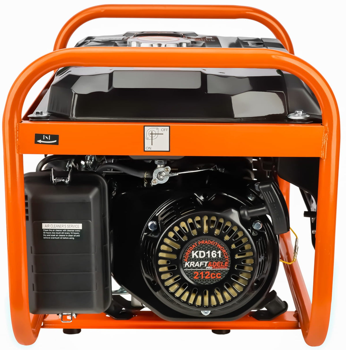 KRAFT&DELE kolmefaasiline bensiinigeneraator 3500 W 12/230/380 V KD161 – pilt 4