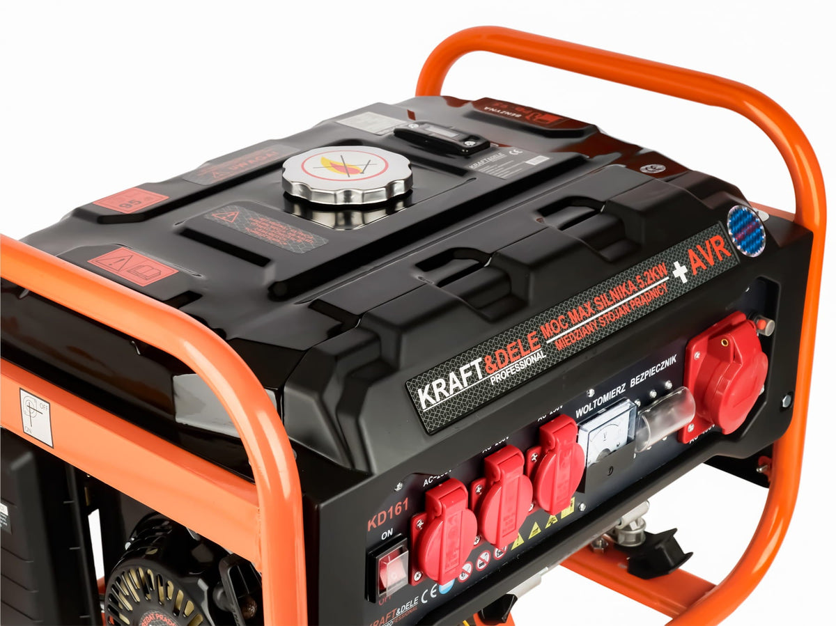 KRAFT&DELE kolmefaasiline bensiinigeneraator 3500 W 12/230/380 V KD161 – pilt 10