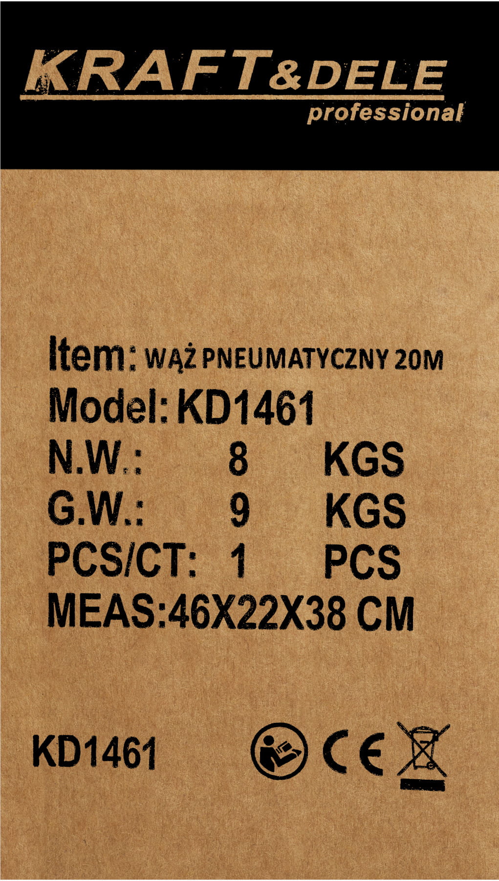 Automaatse voolikurulliga pneumovoolik 20 m KD1461 – pilt 10