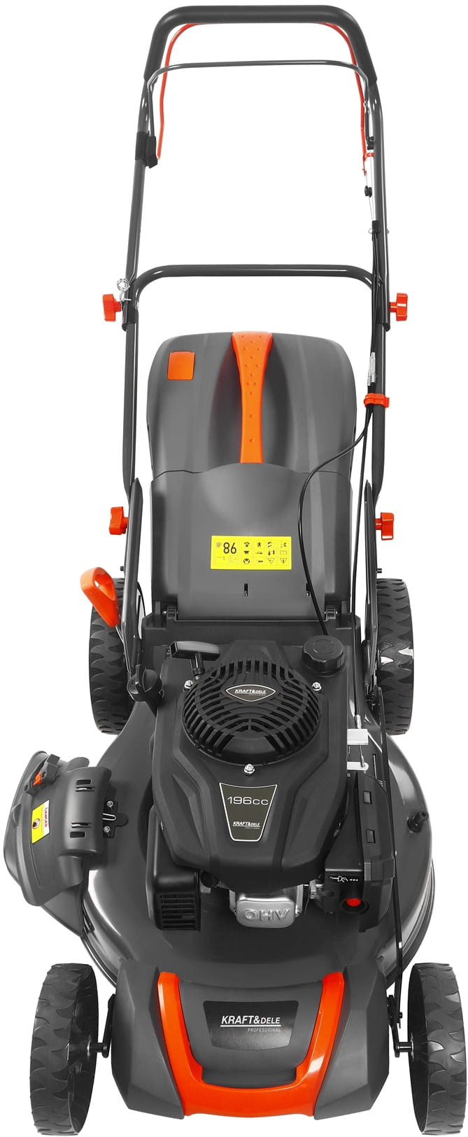 KRAFT&DELE iseliikuv bensiinimootoriga muruniiduk 510 mm 9 hj KD5085 – pilt 9