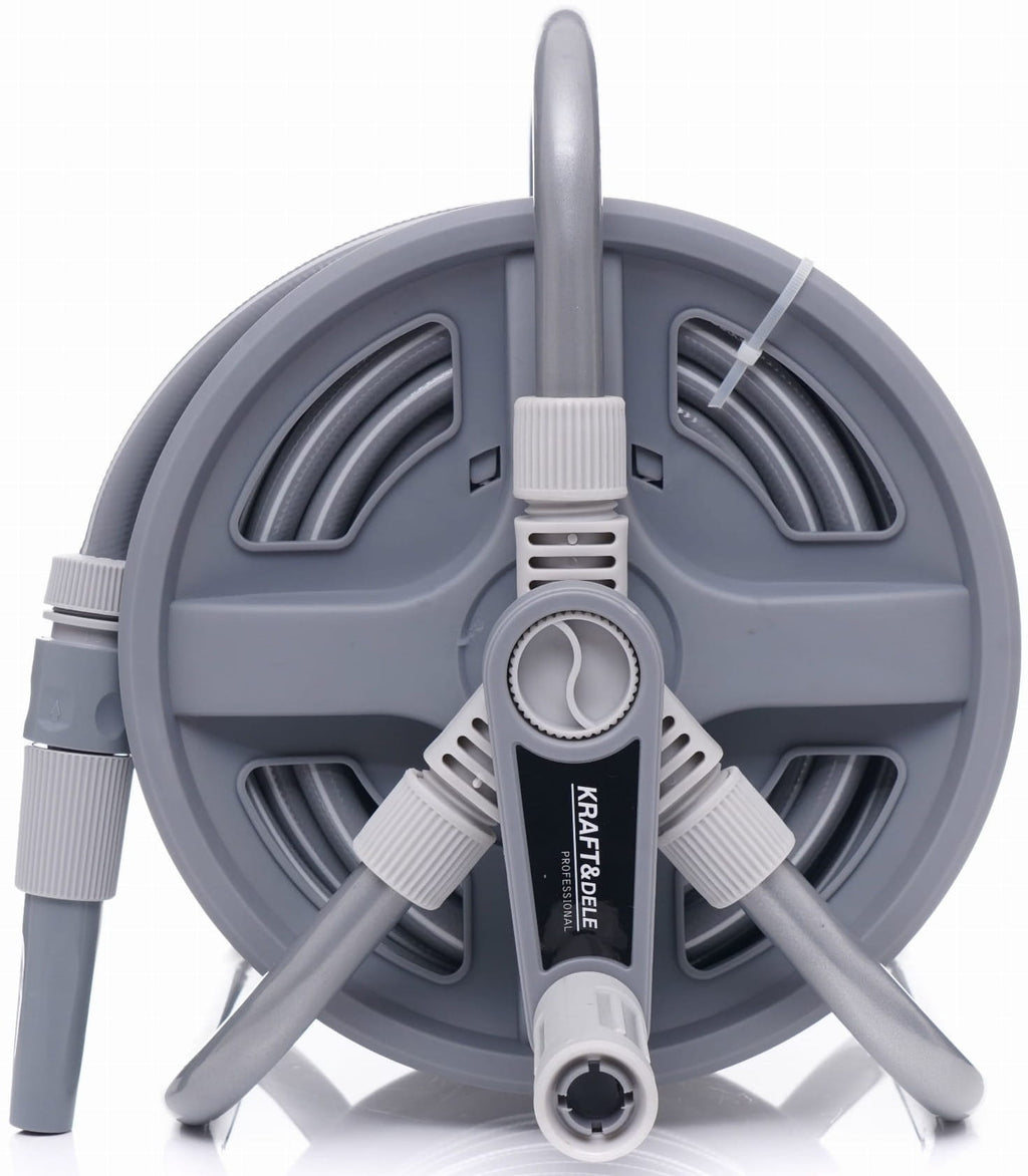 KRAFT&DELE voolikurull 20 m + 2 m aiavoolikuga KD2079 – pilt 6