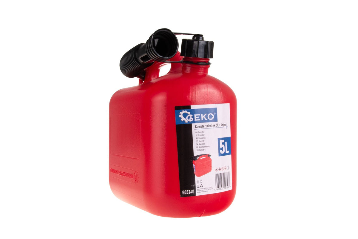 Plastist bensiinikanister, 5L – pilt 2