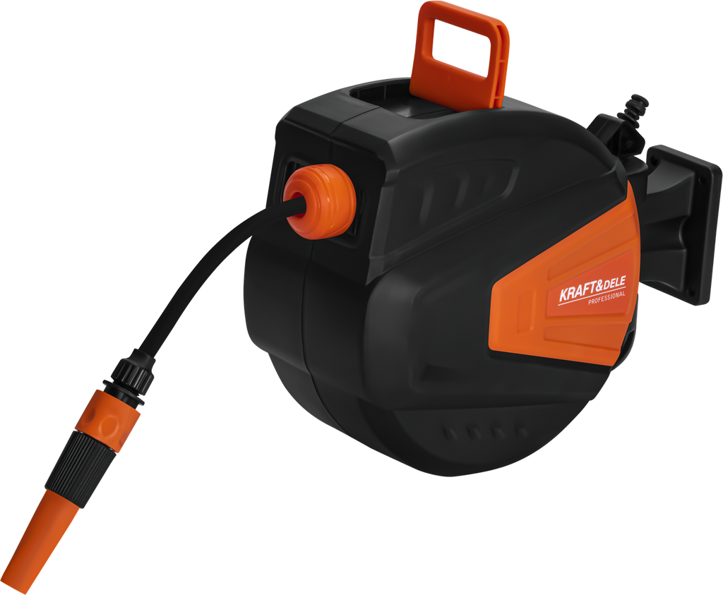 Automaatne seinale paigaldatav aiavoolikukerija 10 m + 1 m 5/16" KD2150 – pilt 1