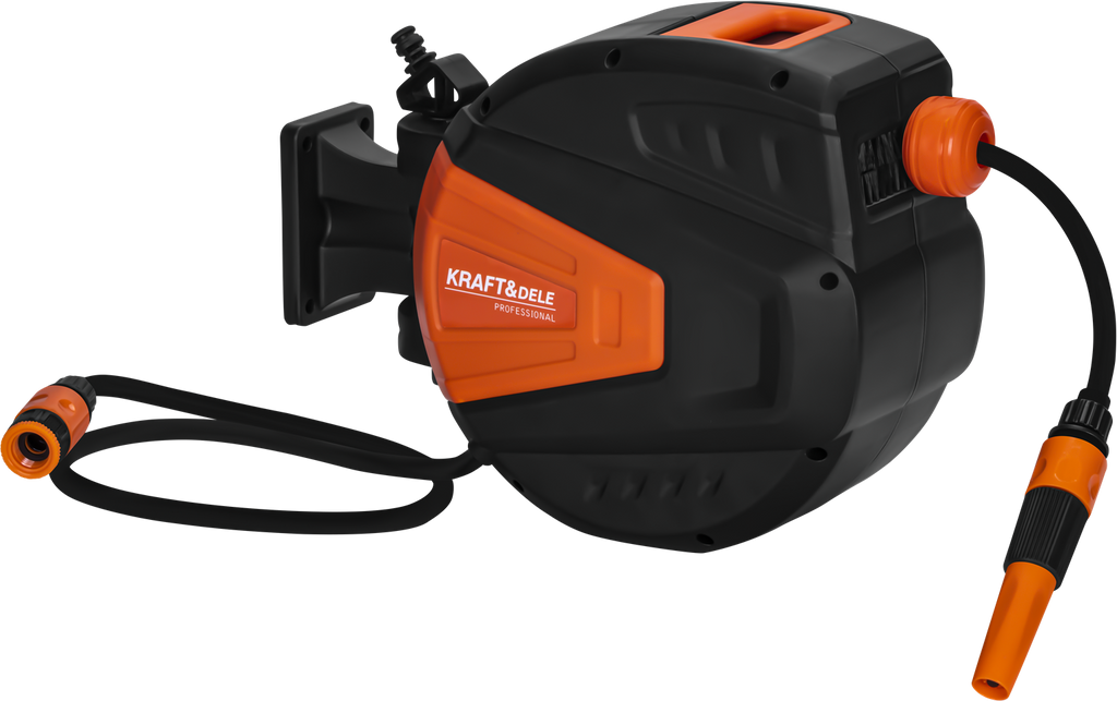 Automaatne seinale paigaldatav aiavoolikukerija 10 m + 1 m 5/16" KD2150 – pilt 2