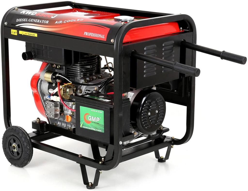 KRAFT&DELE diiselgeneraator 6500 W 12/230 V KD122 – pilt 6