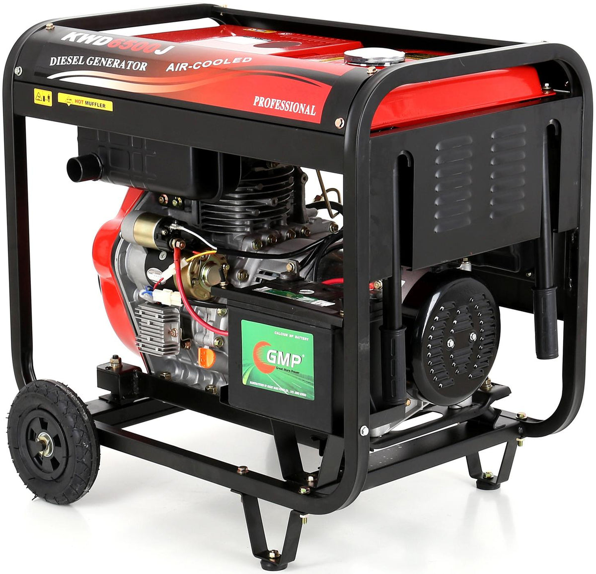 KRAFT&DELE diiselgeneraator 6500 W 12/230 V KD122 – pilt 7