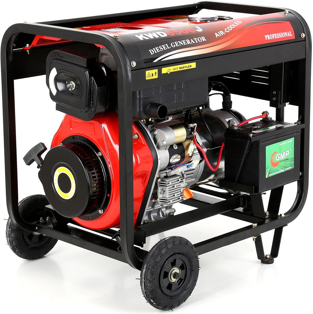 KRAFT&DELE diiselgeneraator 6500 W 12/230 V KD122 – pilt 10