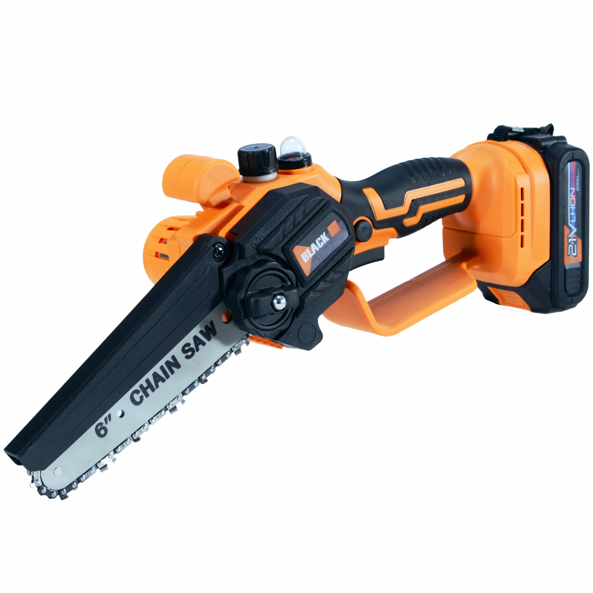 BLACK juhtmeta minikettsaag 150 mm 21 V 2 Ah kahe akuga ja käsimäärimisega 53741 – pilt 2