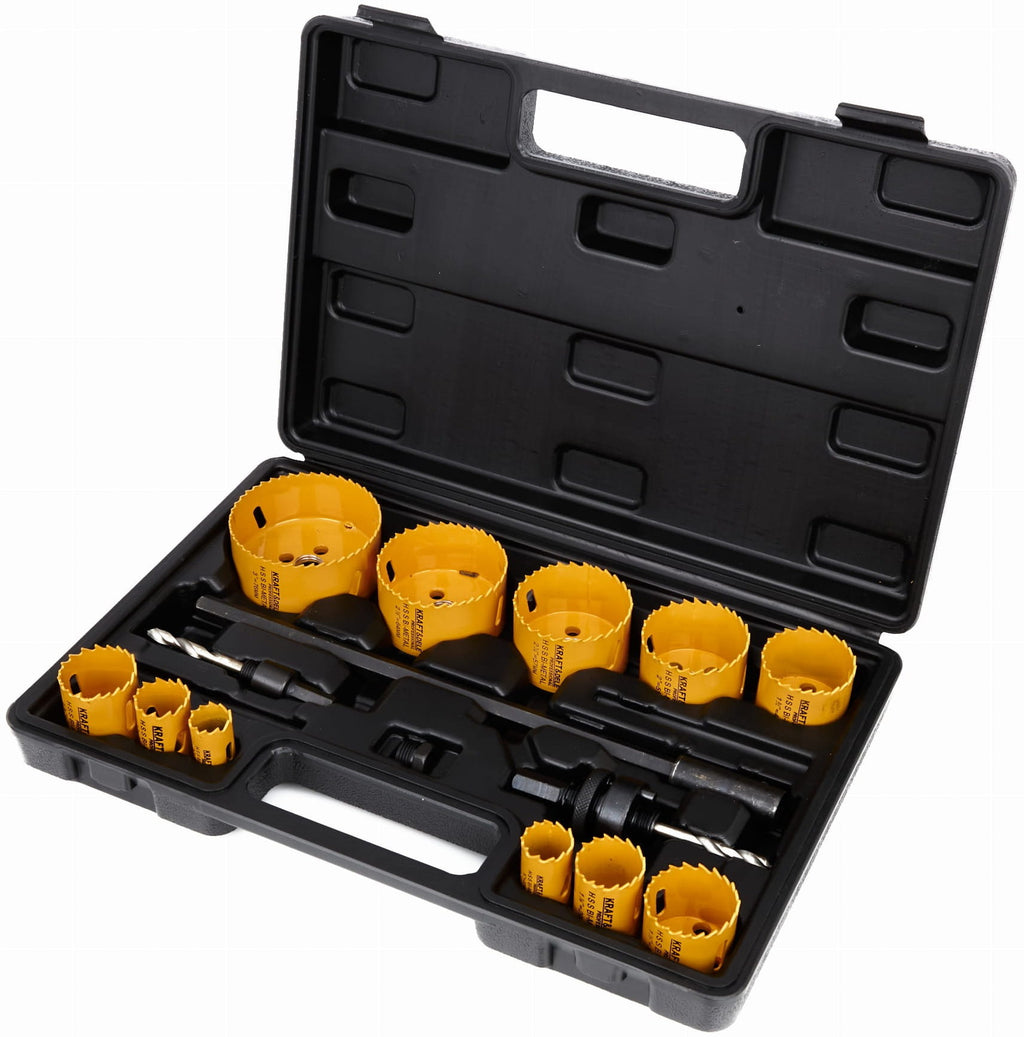 Bimetall-augusaagide komplekt puidule ja metallile, 17 tk, 19–76 mm KD10758 – pilt 2