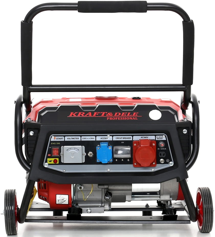 KRAFT&DELE kolmefaasiline bensiinigeneraator 3000 W 12/230/380 V KD139 – pilt 1