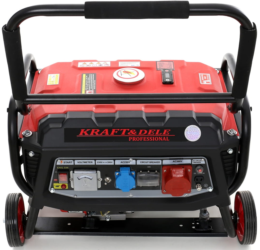 KRAFT&DELE kolmefaasiline bensiinigeneraator 3000 W 12/230/380 V KD139 – pilt 9