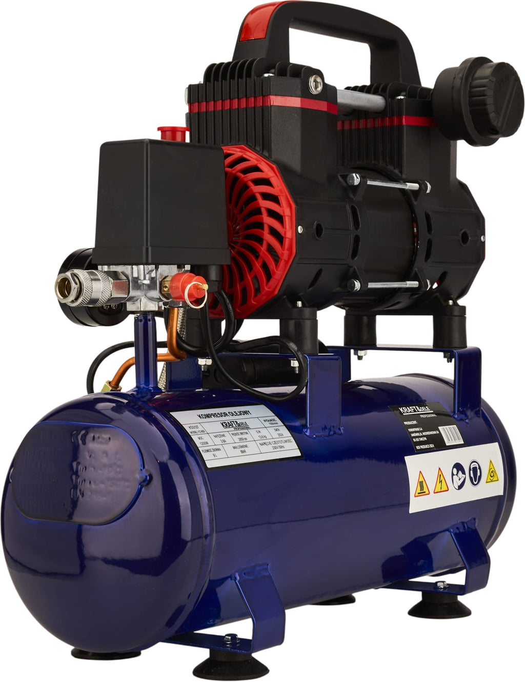 KRAFT&DELE õlivaba kompressor 9 l 1200 W 155 l/min KD2127 – pilt 2