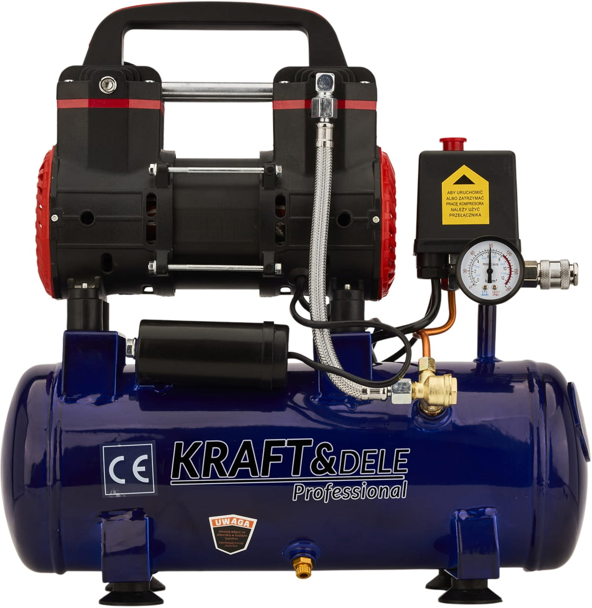 KRAFT&DELE õlivaba kompressor 9 l 1200 W 155 l/min KD2127 – pilt 8