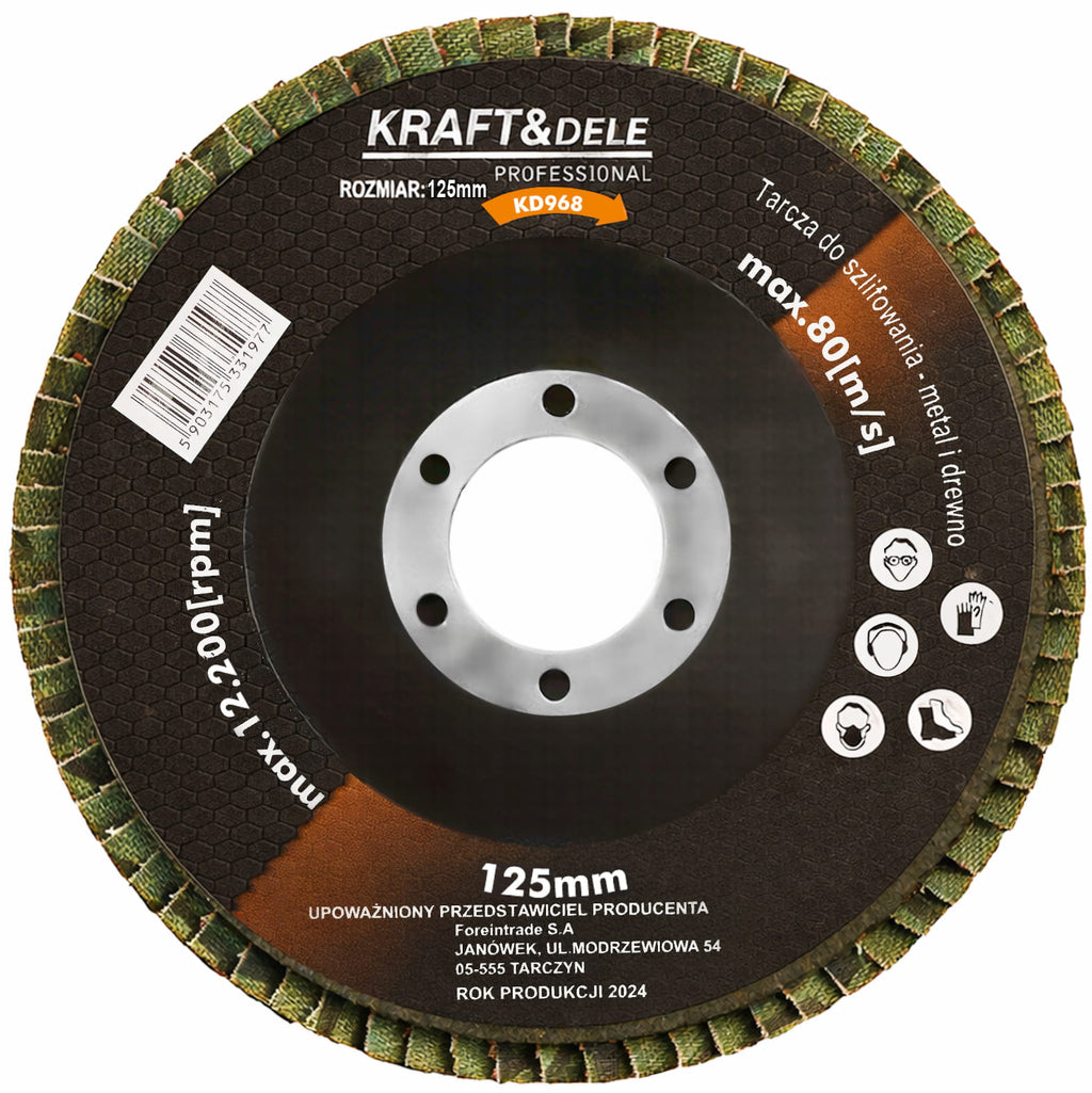 125mm lamellketas P100 KD968 – pilt 1