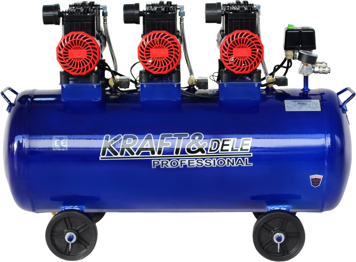 KRAFT&DELE õlivaba õhukompressor 100 l 6000 W 660 l/min sinine KD4094 – pilt 1