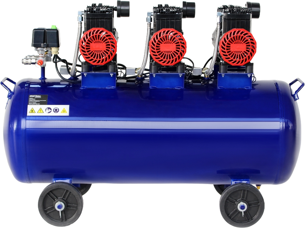 KRAFT&DELE õlivaba õhukompressor 100 l 6000 W 660 l/min sinine KD4094 – pilt 4