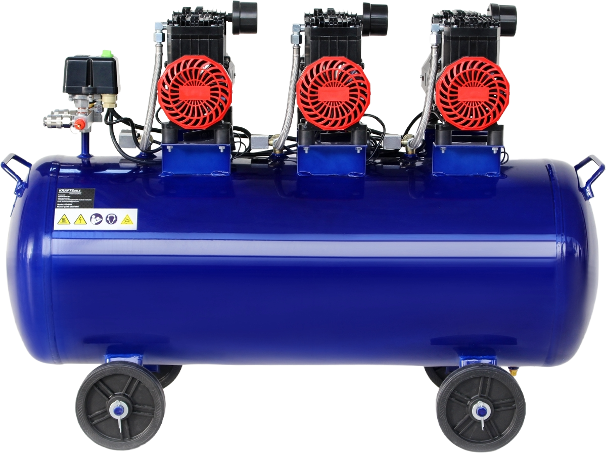 KRAFT&DELE õlivaba õhukompressor 100 l 6000 W 660 l/min sinine KD4094 – pilt 4