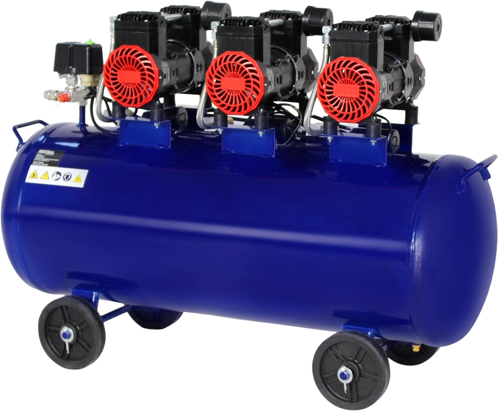 KRAFT&DELE õlivaba õhukompressor 100 l 6000 W 660 l/min sinine KD4094 – pilt 5