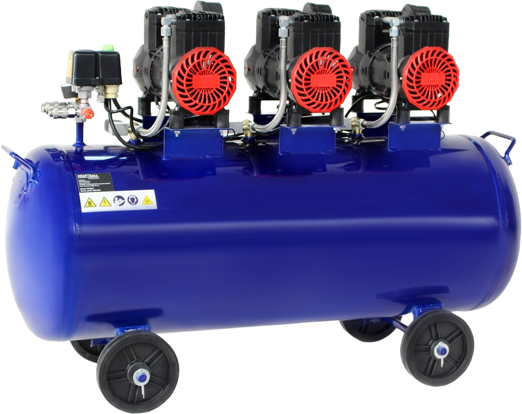 KRAFT&DELE õlivaba õhukompressor 100 l 6000 W 660 l/min sinine KD4094 – pilt 6