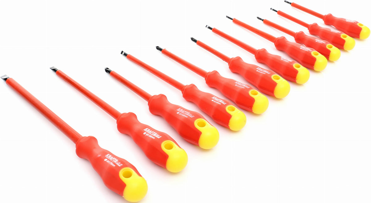 KRAFT&DELE Isolatsiooniga kruvikeerajate komplekt 11-osaline KD10333