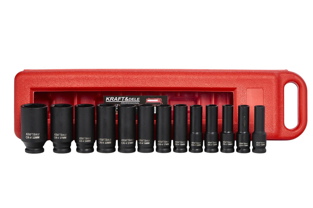 KRAFT&DELE Löökpadrunite komplekt 1/2" 10–30 mm KD10521