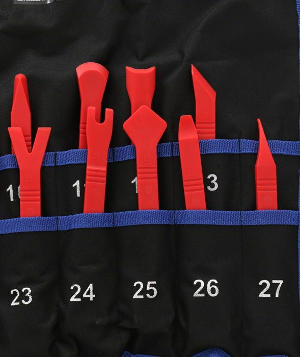 KRAFT&DELE Kvaliteetne 27-osaline plastikheeblite ja tüüblitangide komplekt KD1130