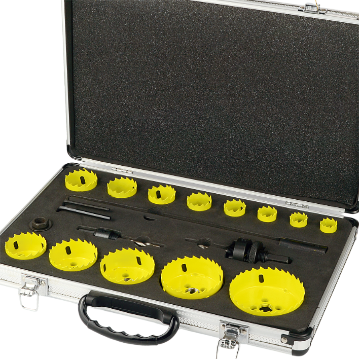 Professionaalne BLACK 17-osaline bimetall-augusaagide komplekt 21002 – pilt 2