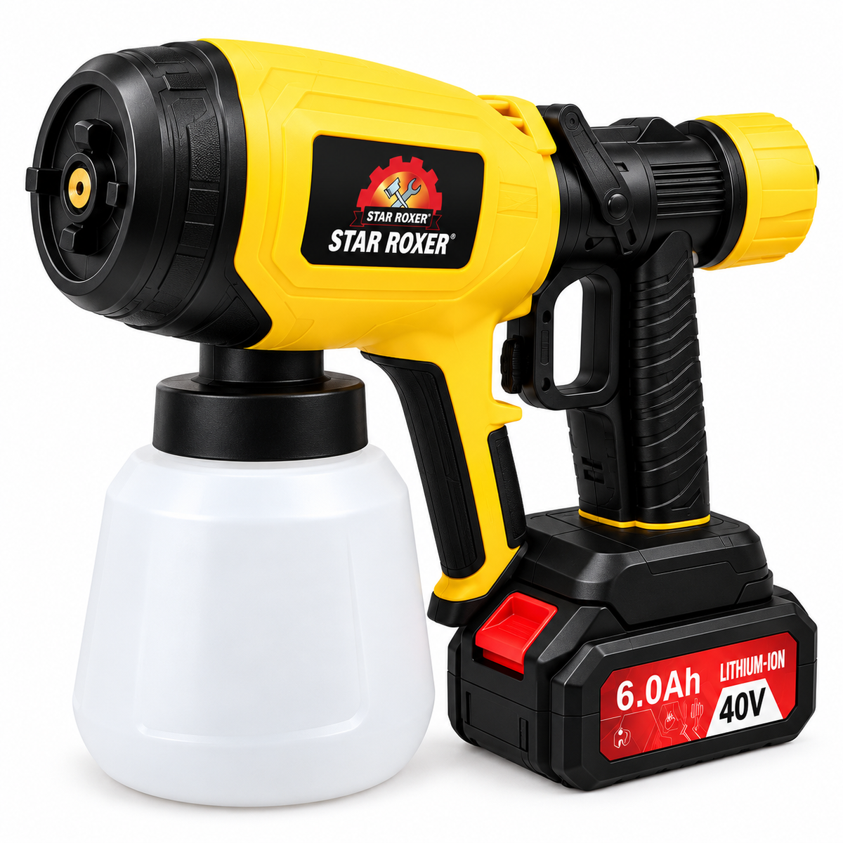 STAR ROXER juhtmeta värvipihusti 200 W 40 V 6,0 Ah 900 ml SR-908 – pilt 2